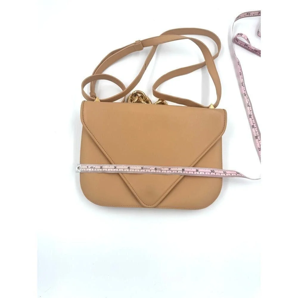 Bottega Veneta Mount Leather‎ Beige Tan Crossbody Shoulder Bag